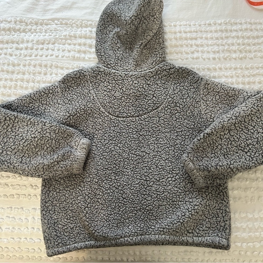 Room Service Jogger & Hoody Matching Set Sherpa White Gray Sz S - Picture 13 of 13